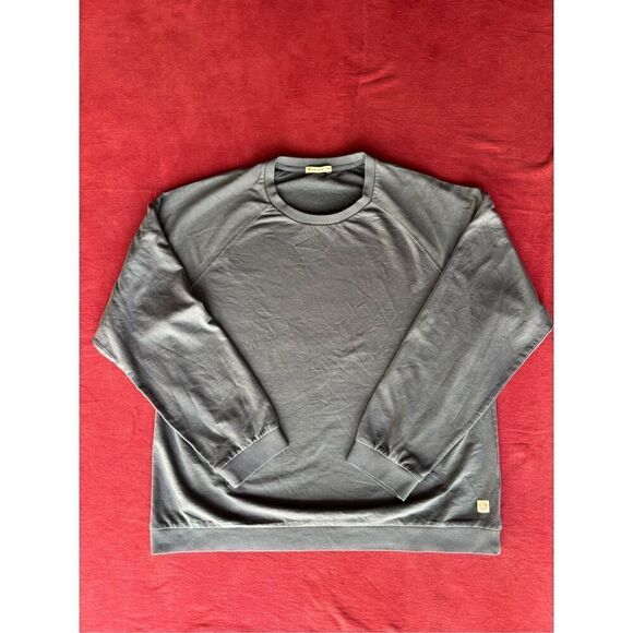Marine Layer Men's Light Blue Crew Neck Raglan Long Sleeve T-Shirt Size XXL - Picture 1 of 6